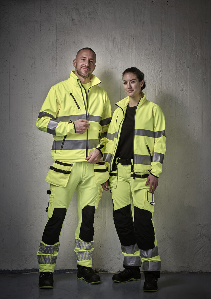 Jobman 2291 Hi-Vis Craftsman Trousers Stretch