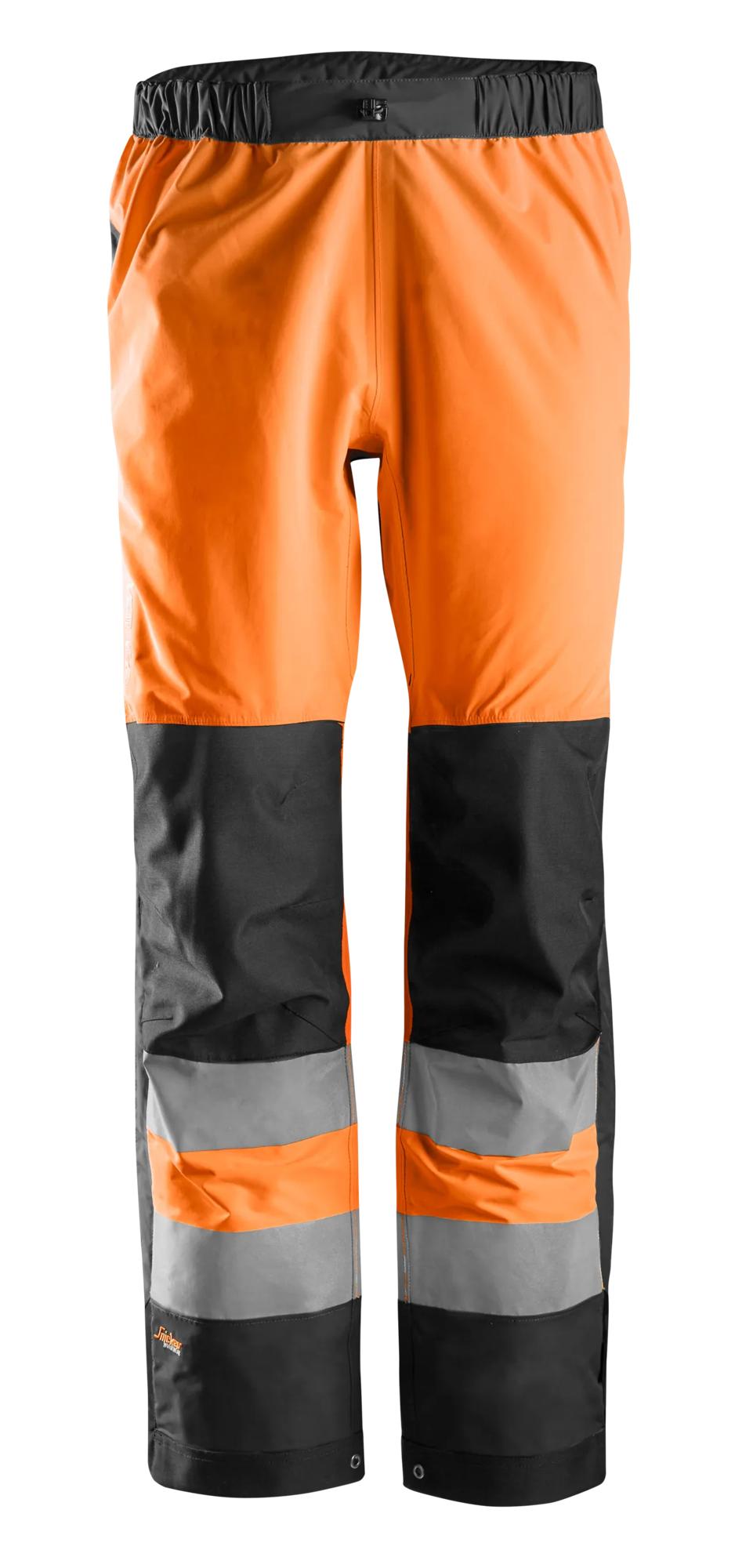 Snickers High-Vis Waterproof Shell Trousers Class 2