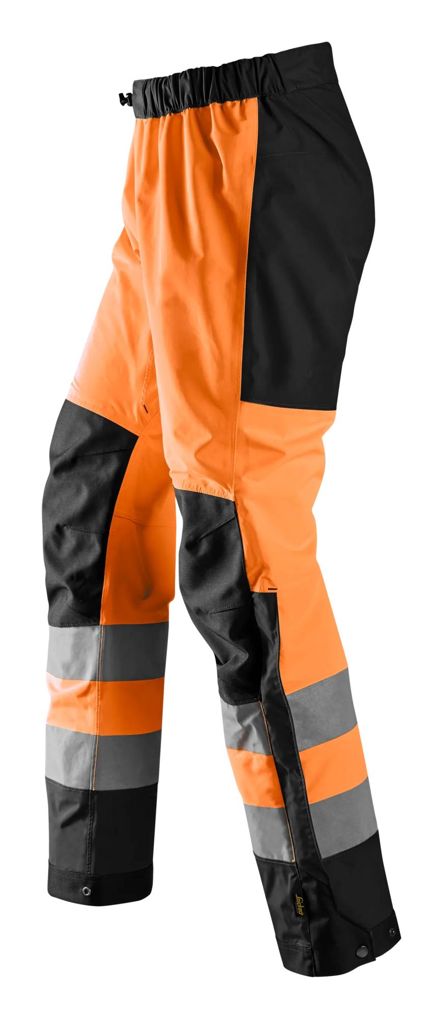 Snickers High-Vis Waterproof Shell Trousers Class 2