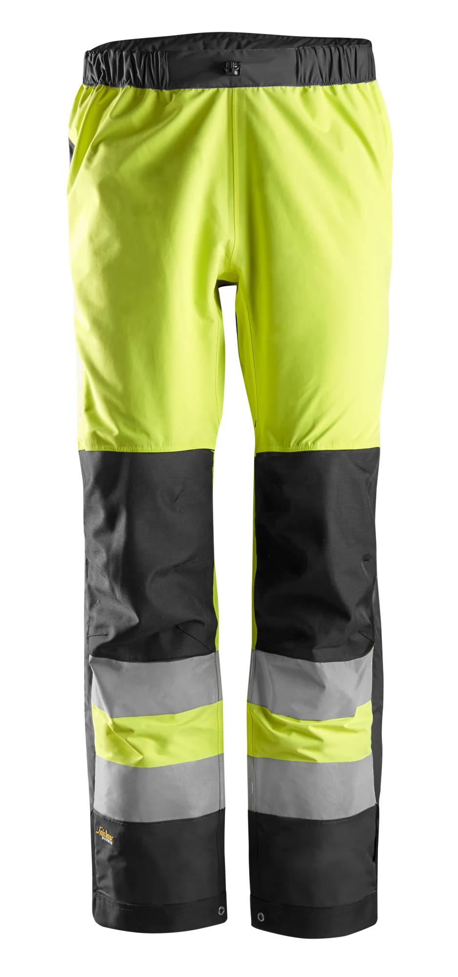 Snickers High-Vis Waterproof Shell Trousers Class 2