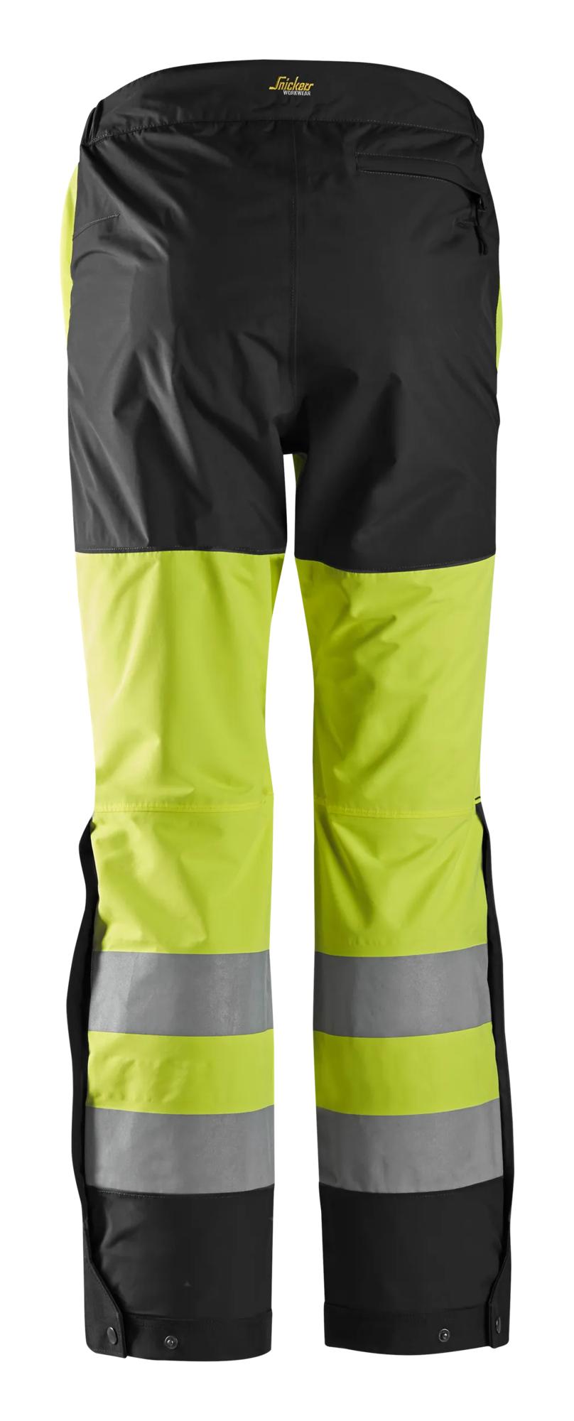 Snickers High-Vis Waterproof Shell Trousers Class 2