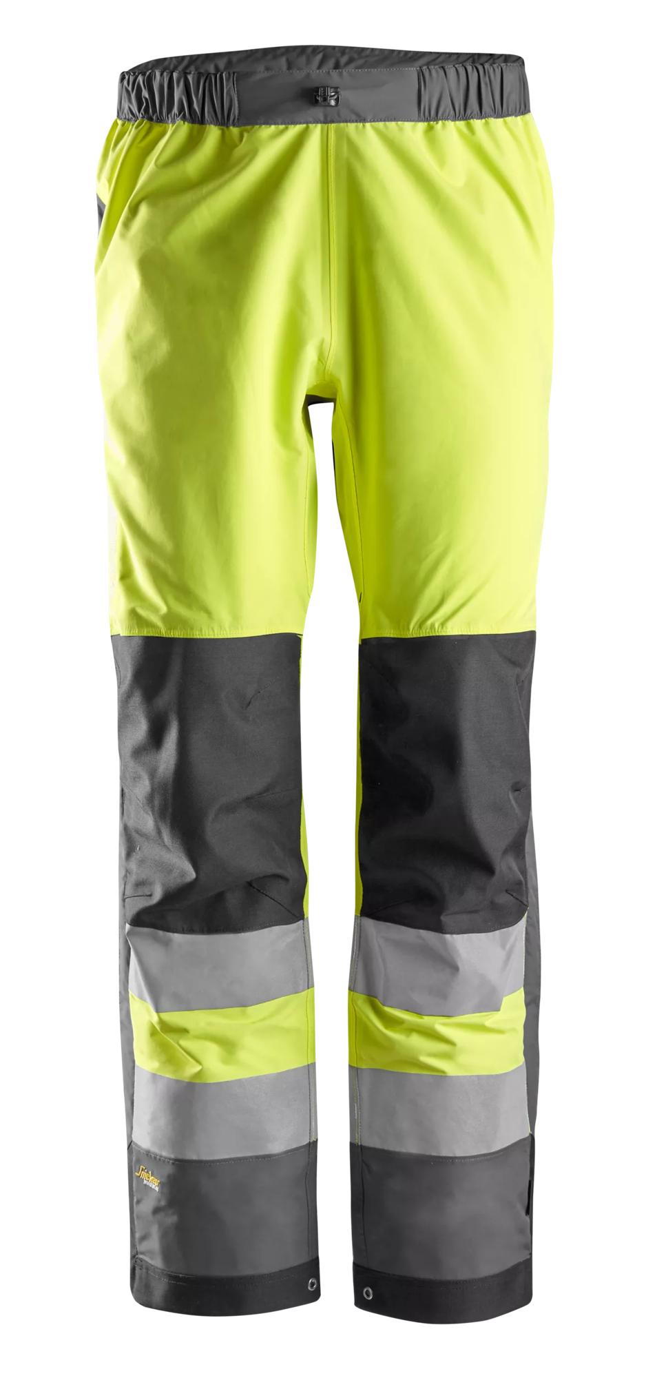 Snickers High-Vis Waterproof Shell Trousers Class 2