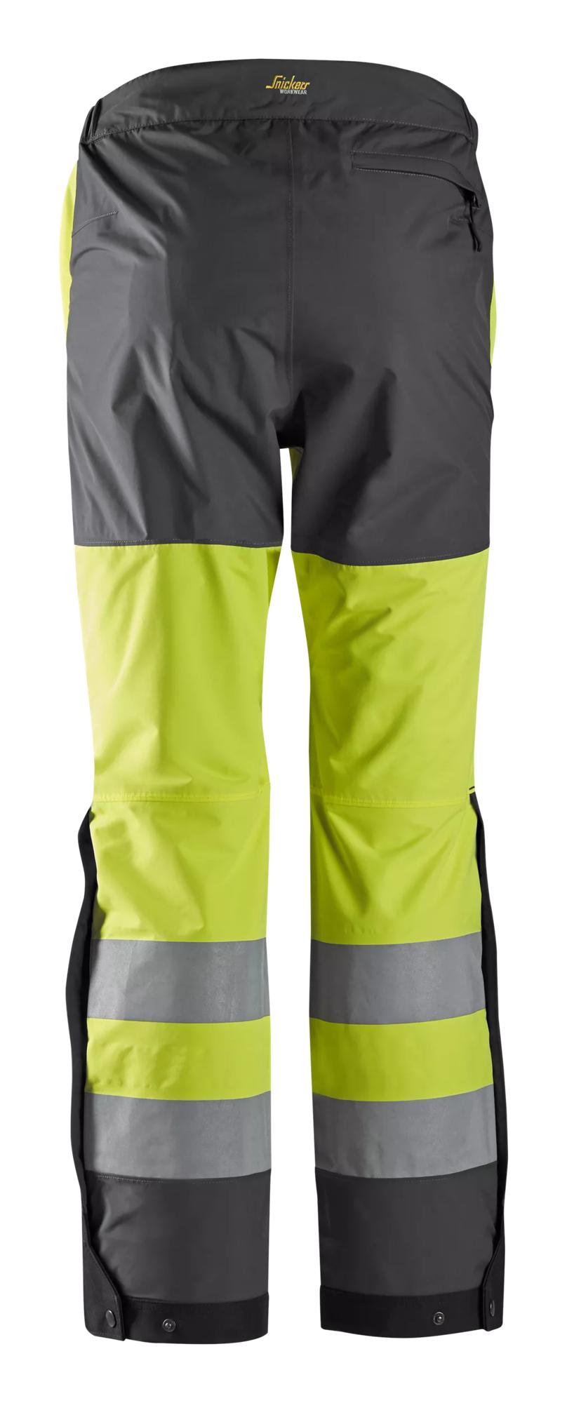 Snickers High-Vis Waterproof Shell Trousers Class 2
