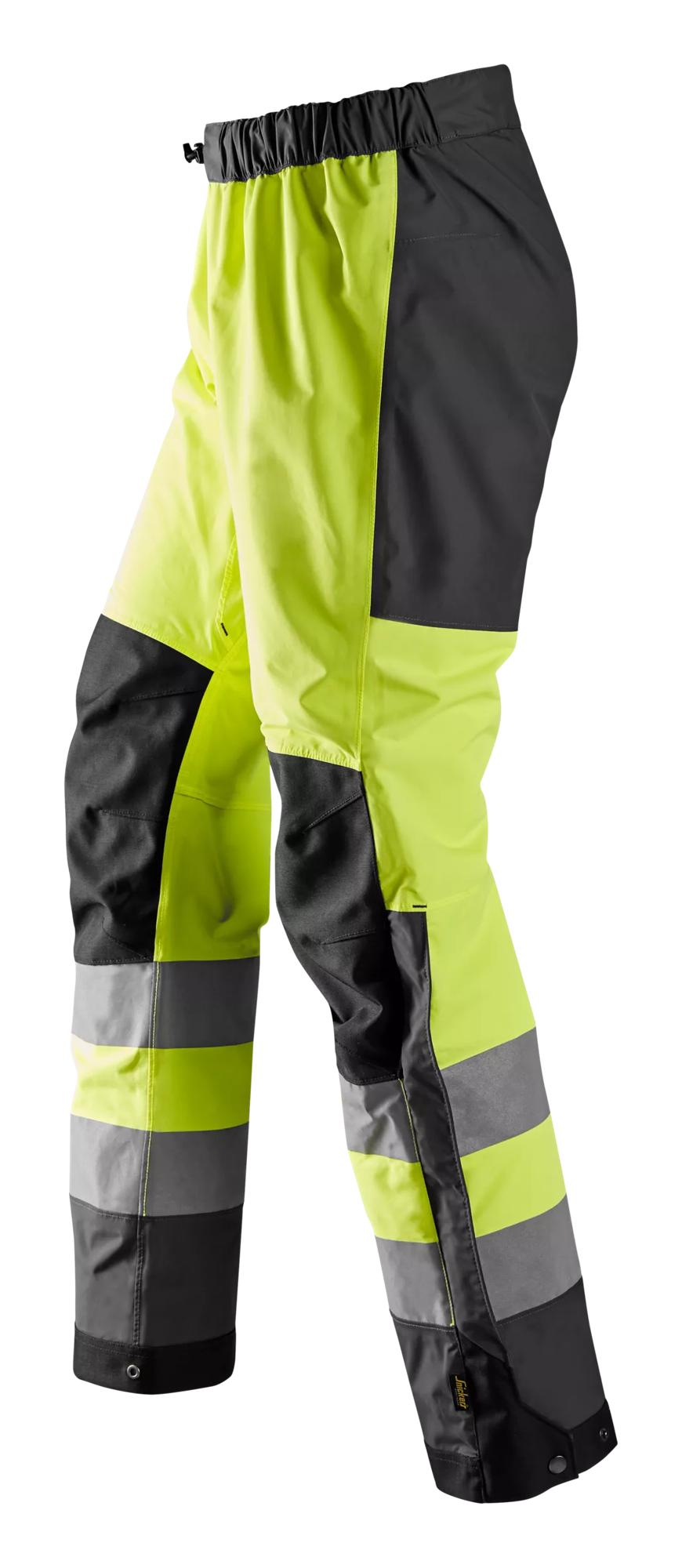 Snickers High-Vis Waterproof Shell Trousers Class 2
