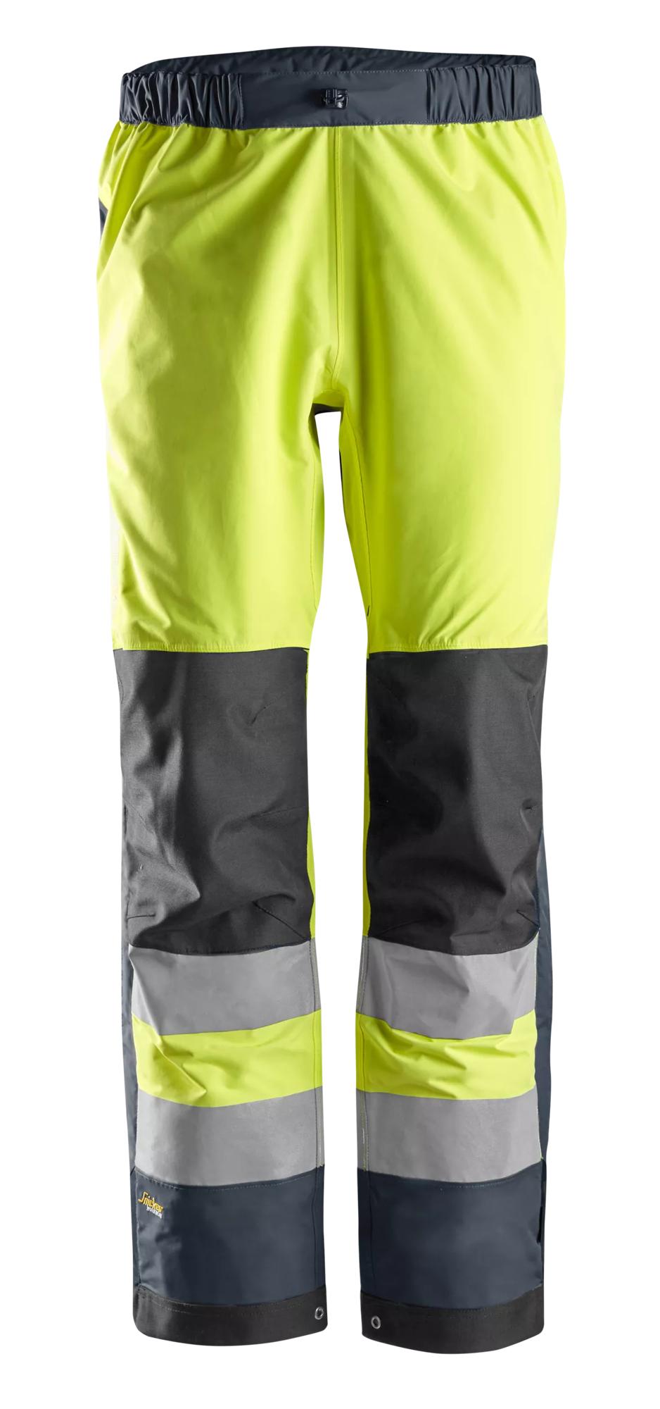 Snickers High-Vis Waterproof Shell Trousers Class 2