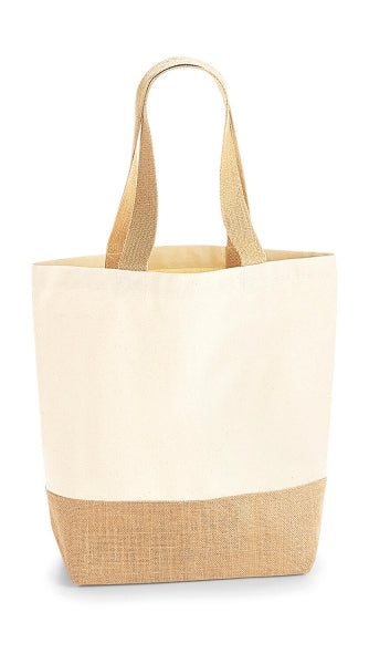 Westford Mill Jute Base Canvas Shopper