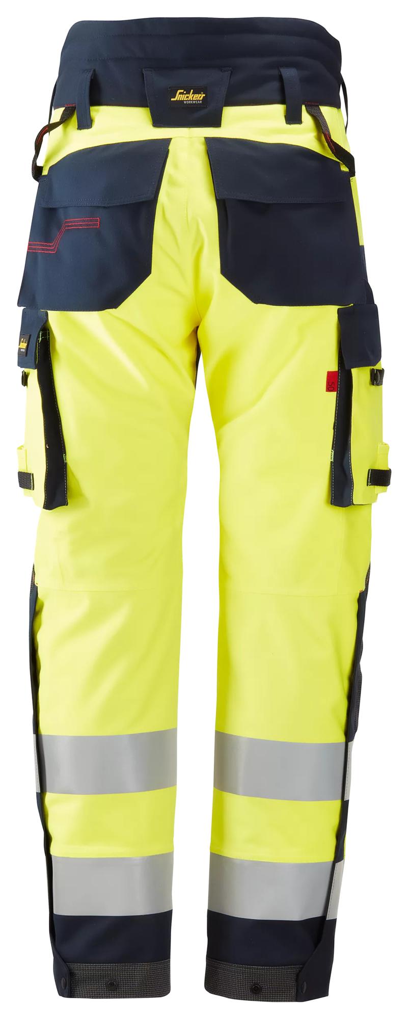 Snickers ProtecWork, Insulated Trousers, High-Vis Class 2