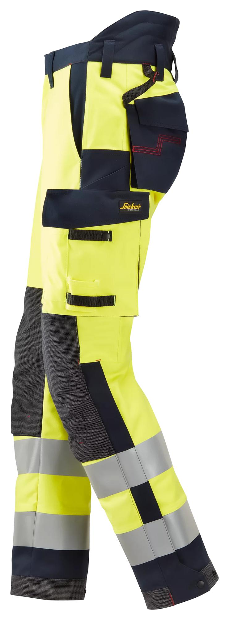 Snickers ProtecWork, Insulated Trousers, High-Vis Class 2