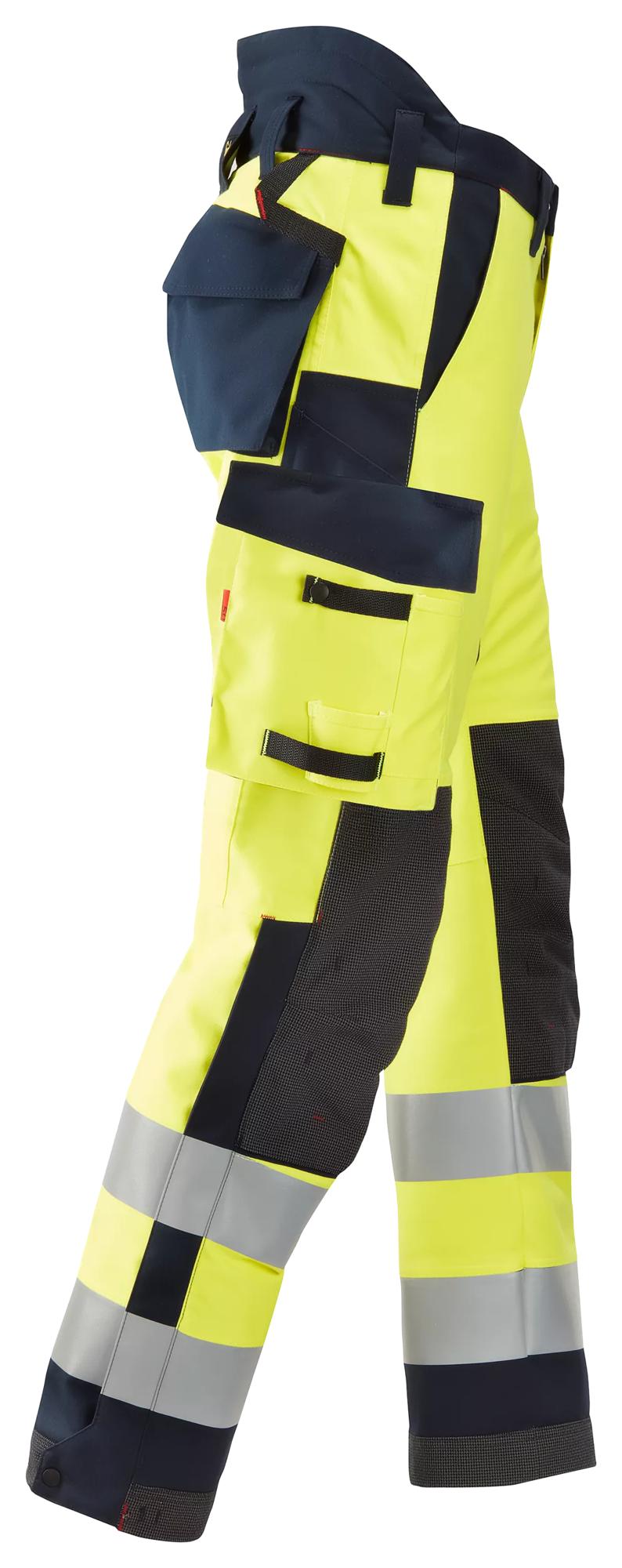 Snickers ProtecWork, Insulated Trousers, High-Vis Class 2