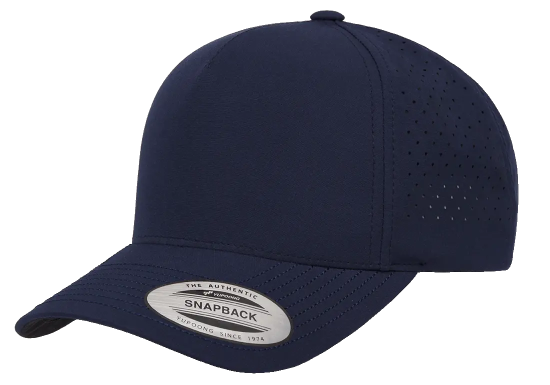 Flexfit YP Classics® 5-panel snapback cap with perforation