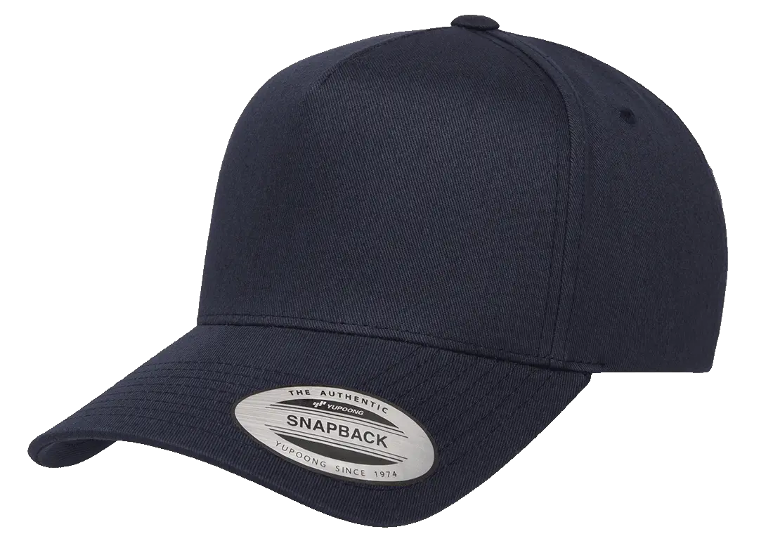 Flexfit YP Classics® retro cotton blend 5-panel snapback cap