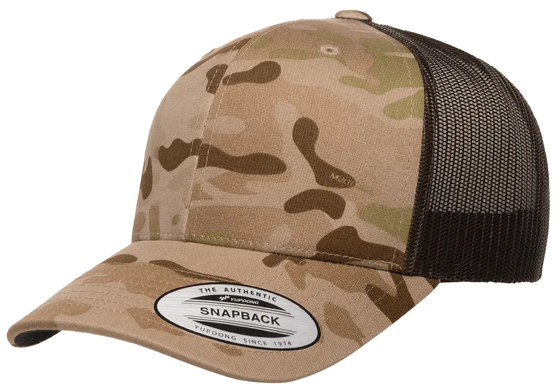 Flexfit YP Classics® Multicam® retro trucker cap