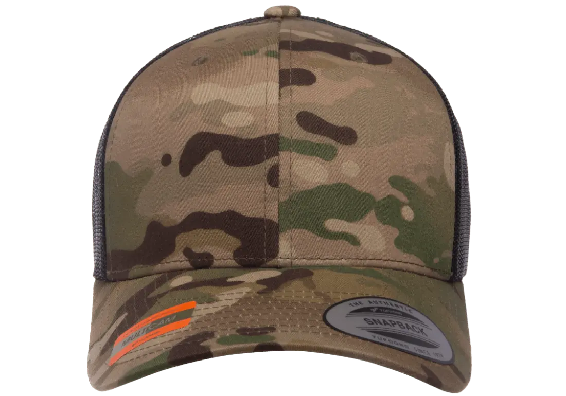 Flexfit YP Classics® Multicam® retro trucker cap