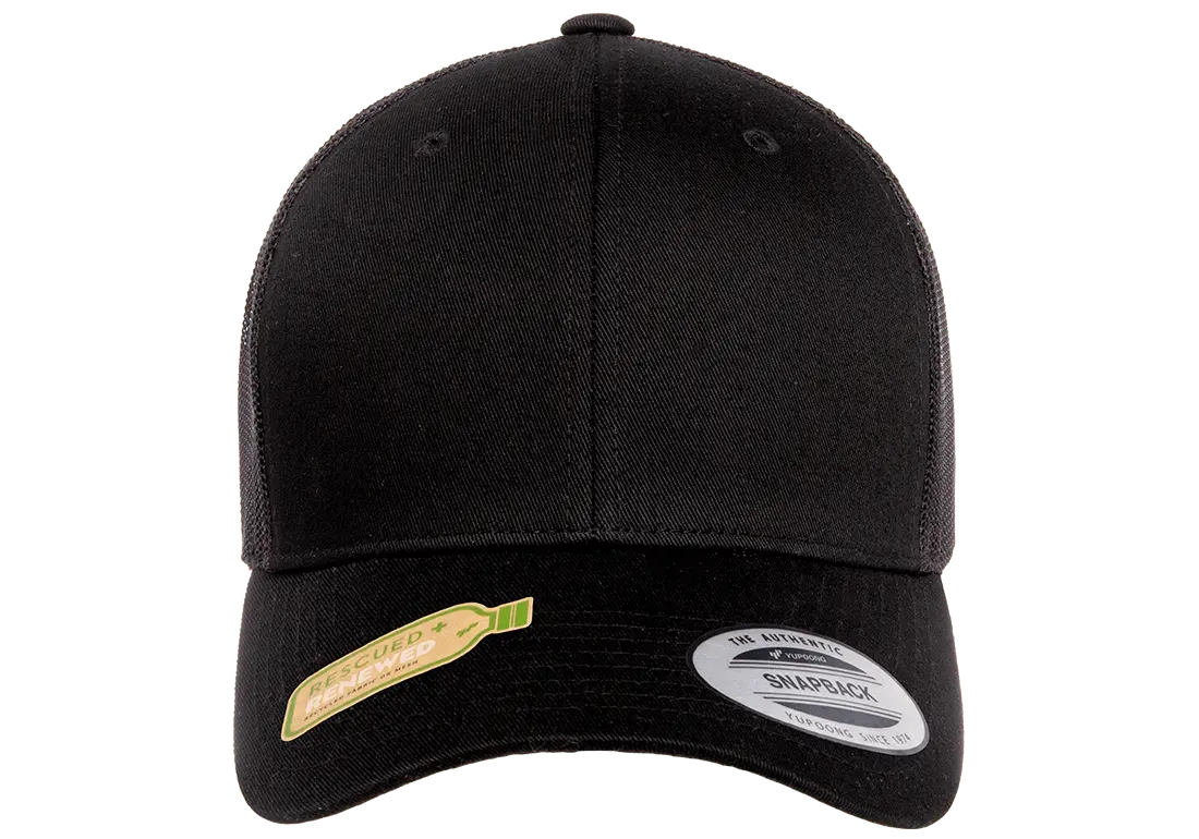 Flexfit YP Classics® recycled mesh retro trucker cap