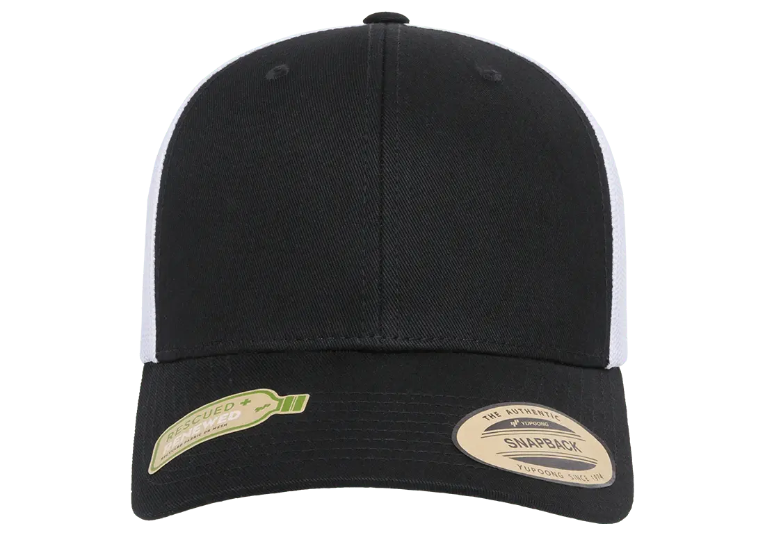 Flexfit YP Classics® recycled mesh retro trucker cap 2-tone