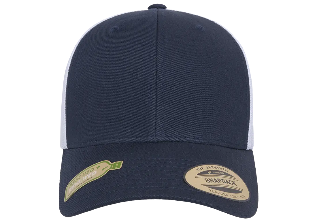 Flexfit YP Classics® recycled mesh retro trucker cap 2-tone