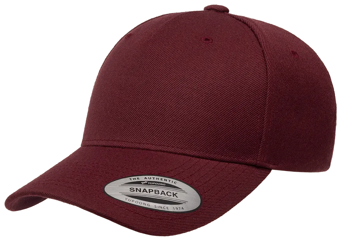 Flexfit YP Classics® 5-panel premium curved visor snapback cap