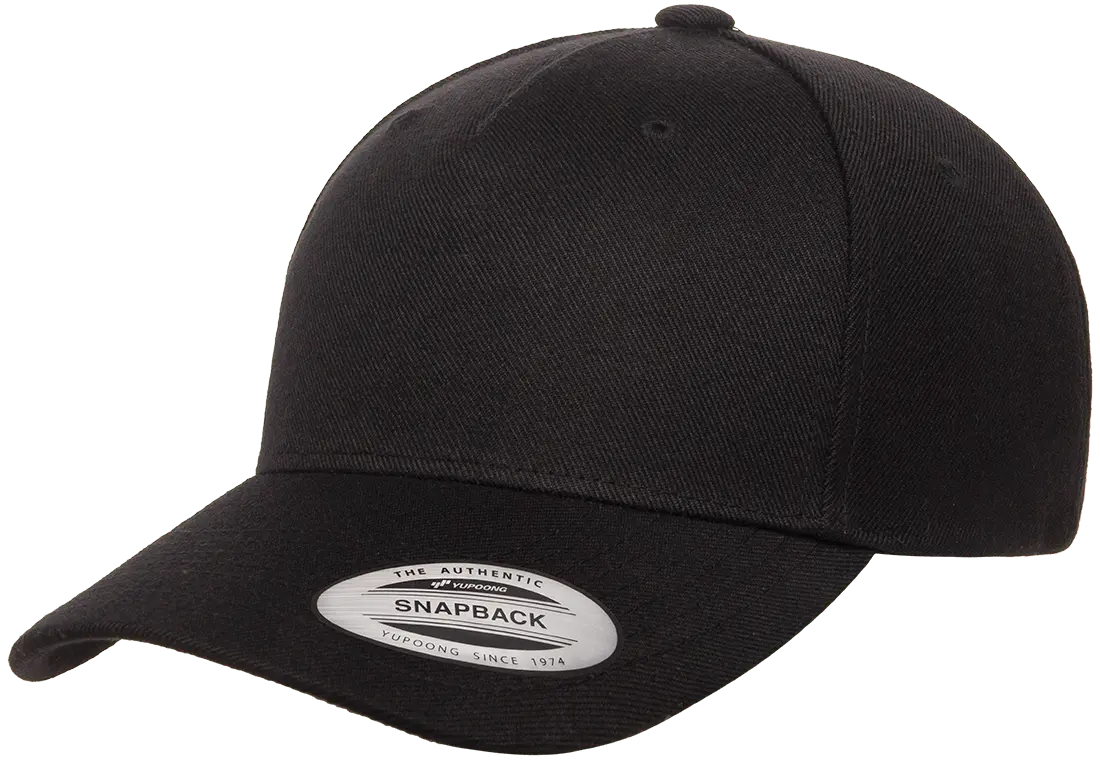 Flexfit YP Classics® 5-panel premium curved visor snapback cap