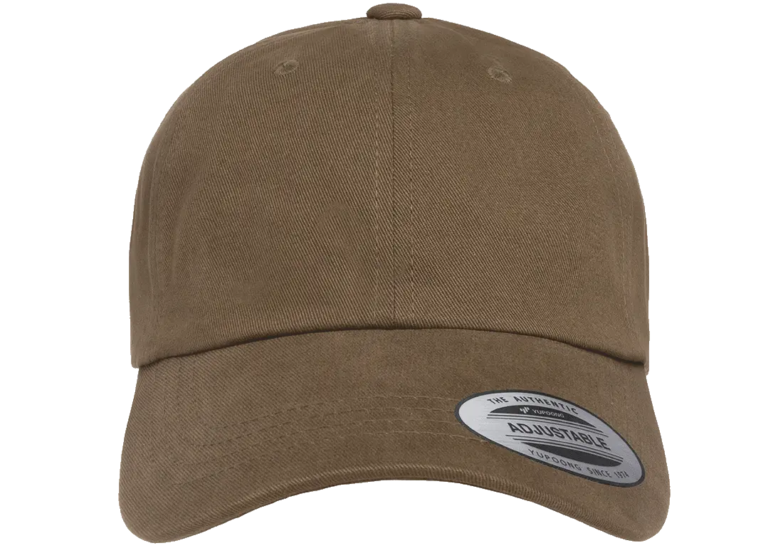 Flexfit YP Classics® peached cotton twill dad cap