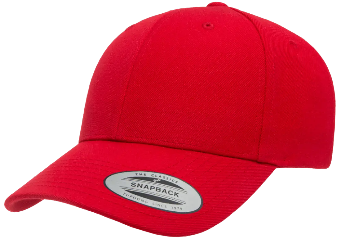 Flexfit YP Classics® premium curved visor snapback cap