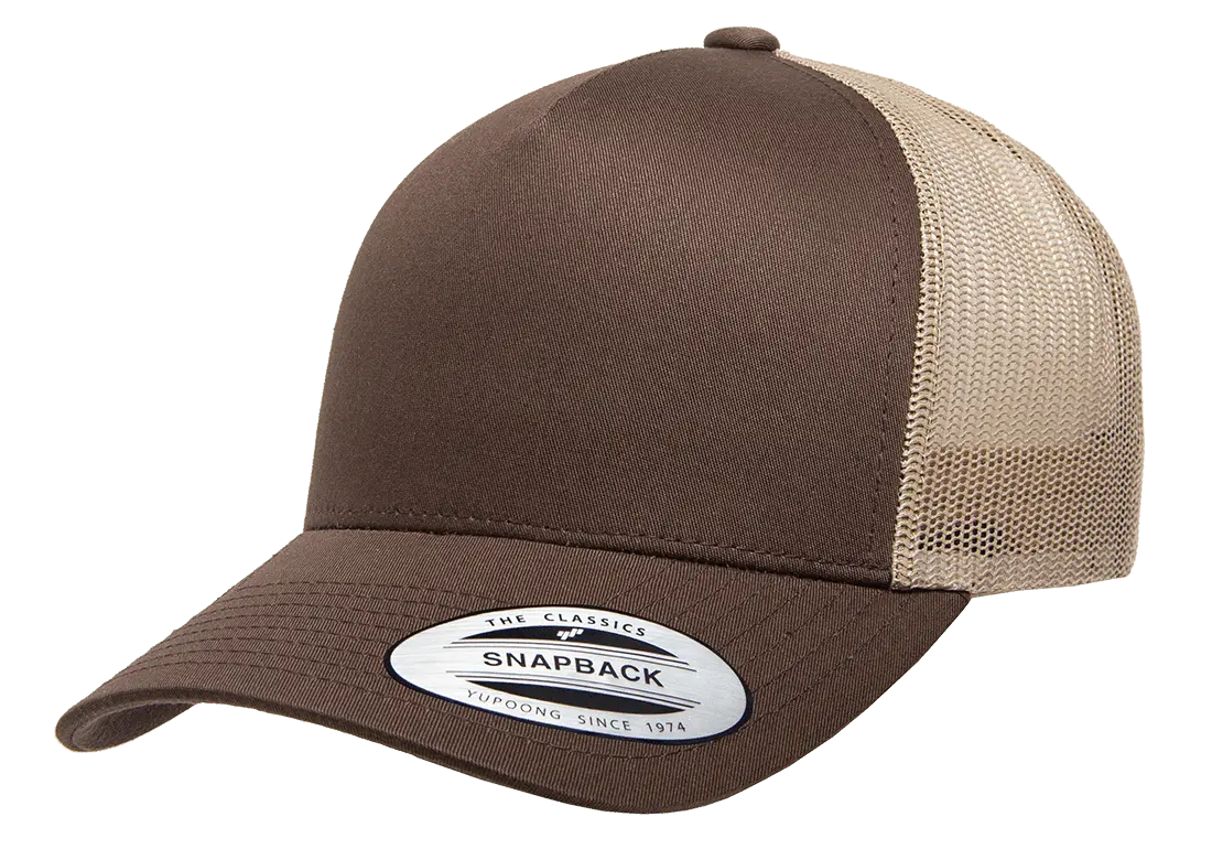 Flexfit YP Classics® 5-panel retro trucker cap - 2-tone
