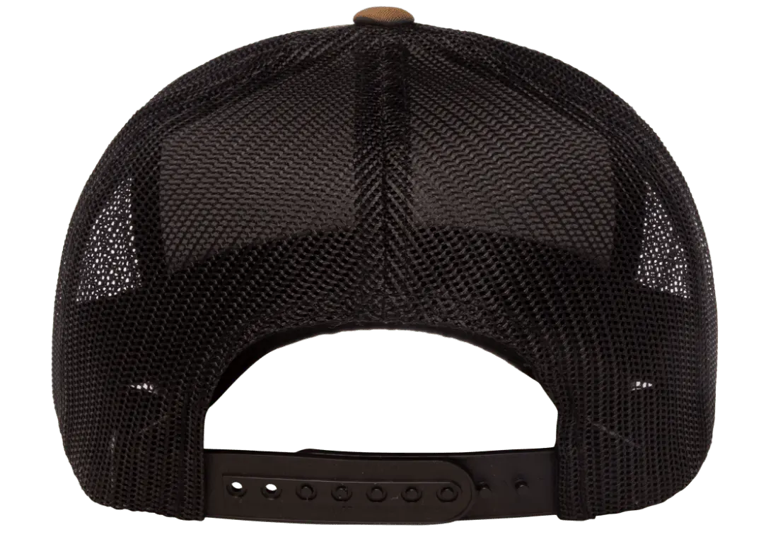 Flexfit YP Classics® retro trucker camo cap