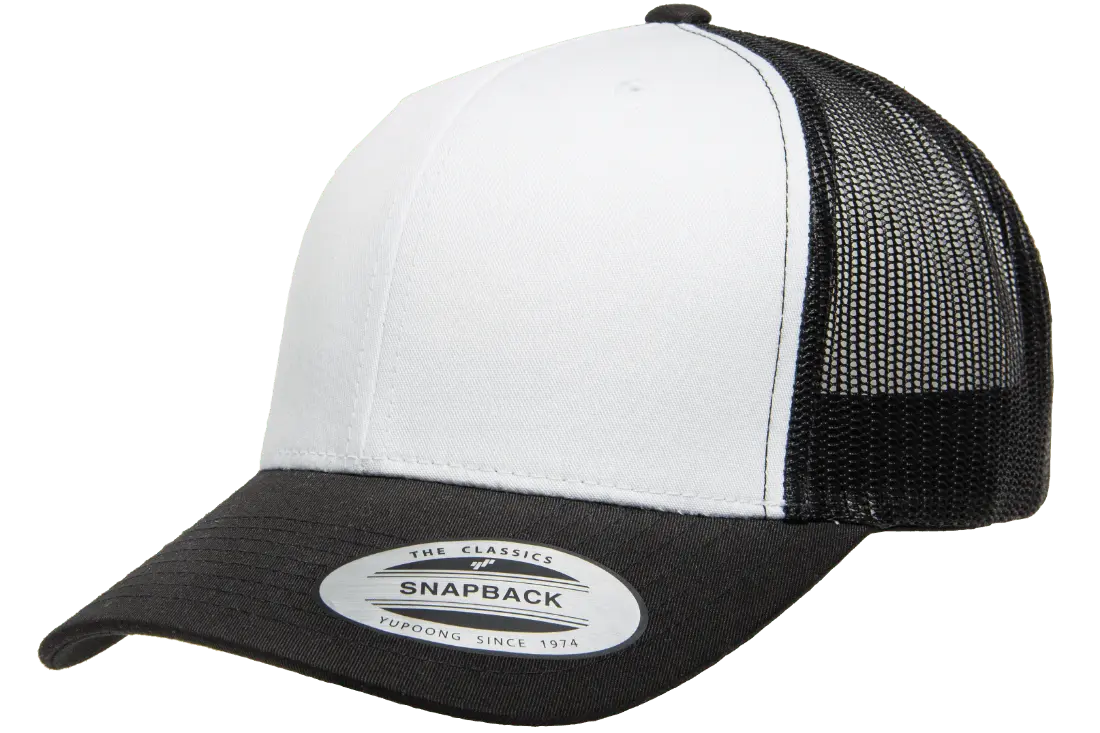 Flexfit YP Classics® retro trucker cap with white front panel