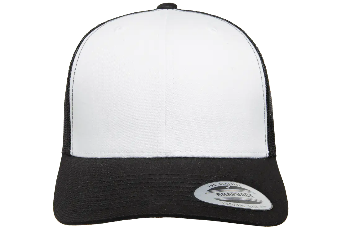 Flexfit YP Classics® retro trucker cap with white front panel
