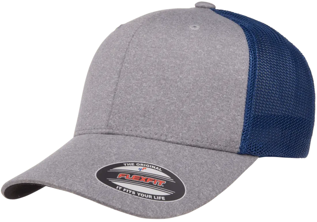 Flexfit® melange trucker cap