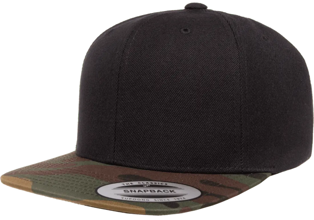 Flexfit YP Classics® premium snapback camo cap - 2-tone