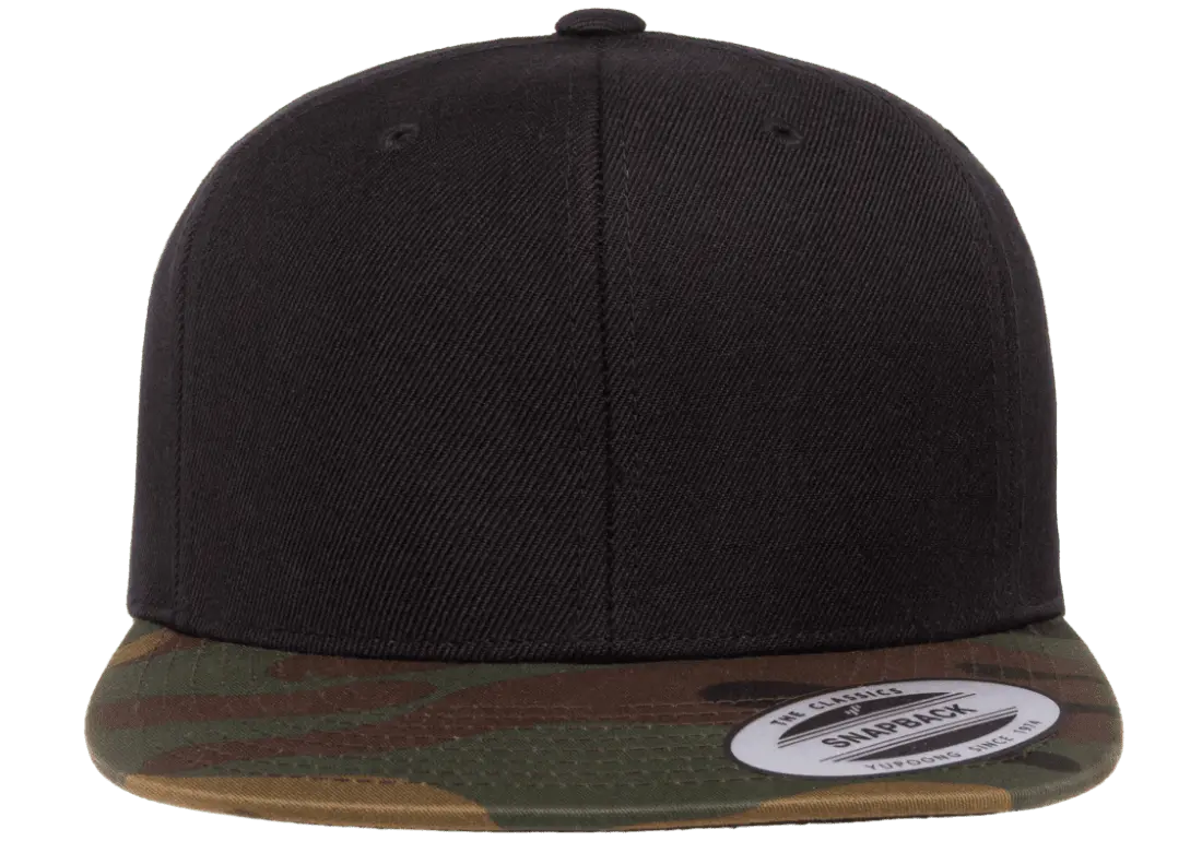 Flexfit YP Classics® premium snapback camo cap - 2-tone