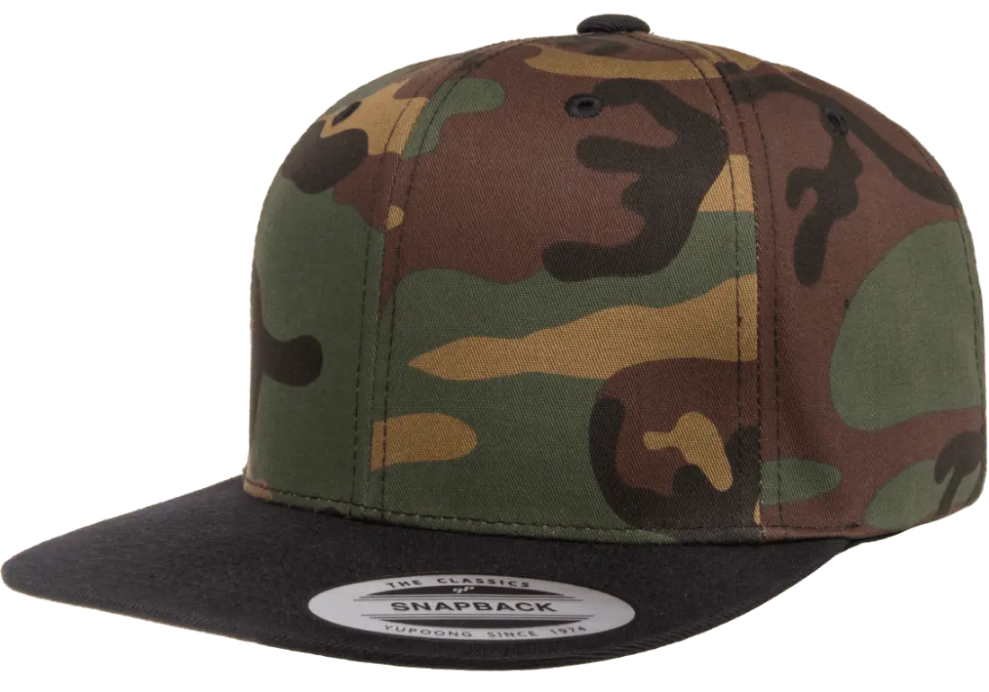 Flexfit YP Classics® premium snapback camo cap - 2-tone