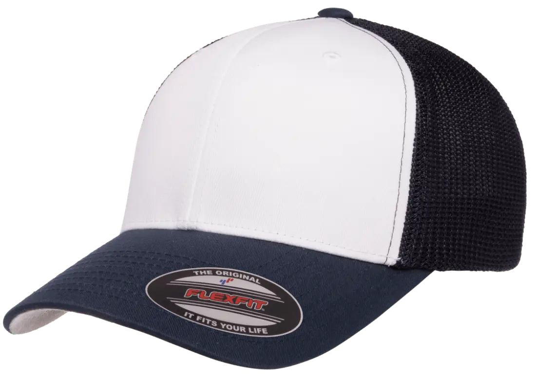 Flexfit® trucker mesh cap - white front panels