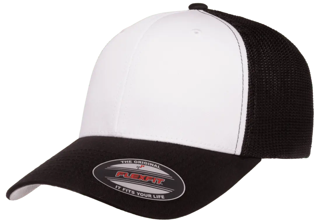 Flexfit® trucker mesh cap - white front panels