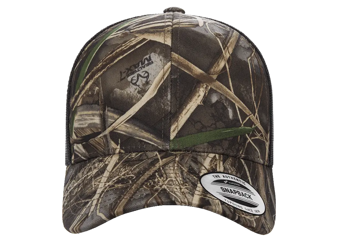 Flexfit YP Classics® Realtree® camo retro trucker cap