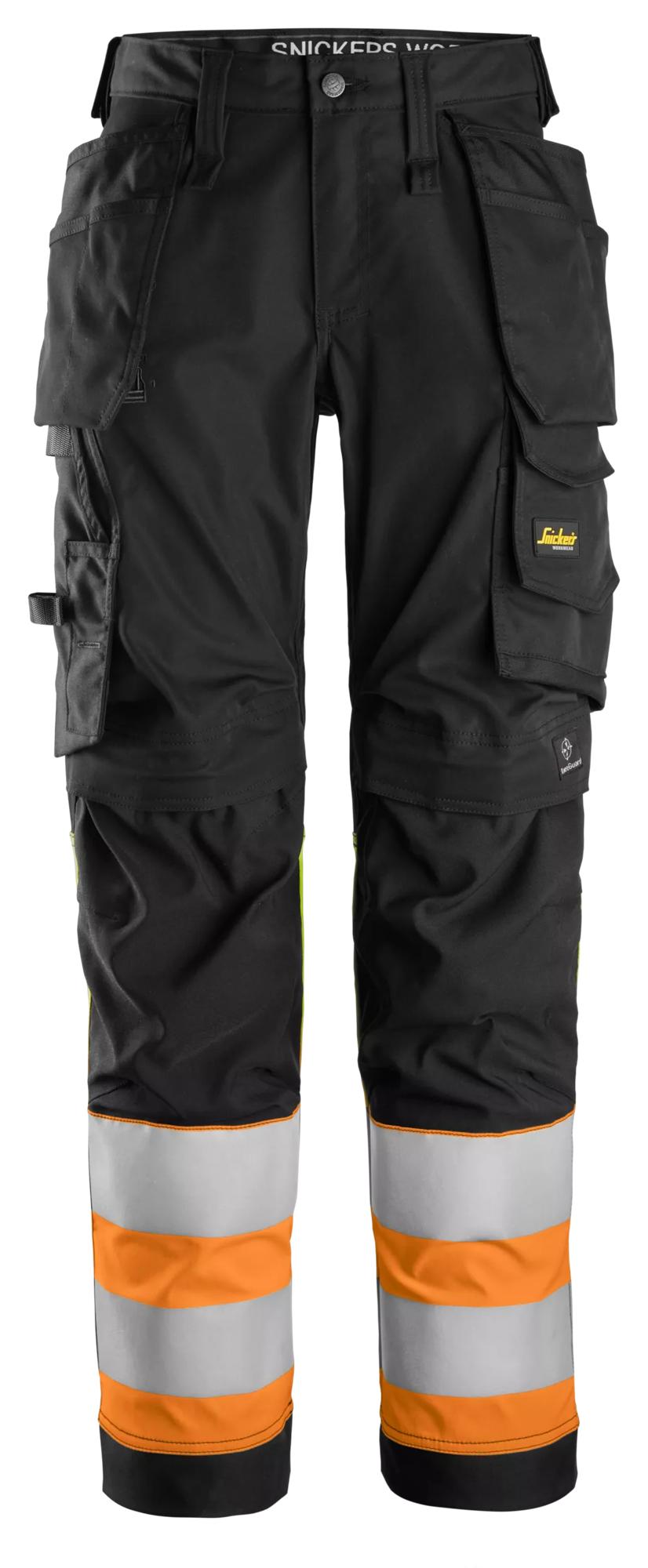 Snickers High-Vis Class 1 Women's Stretch Trouser Holster Pockets