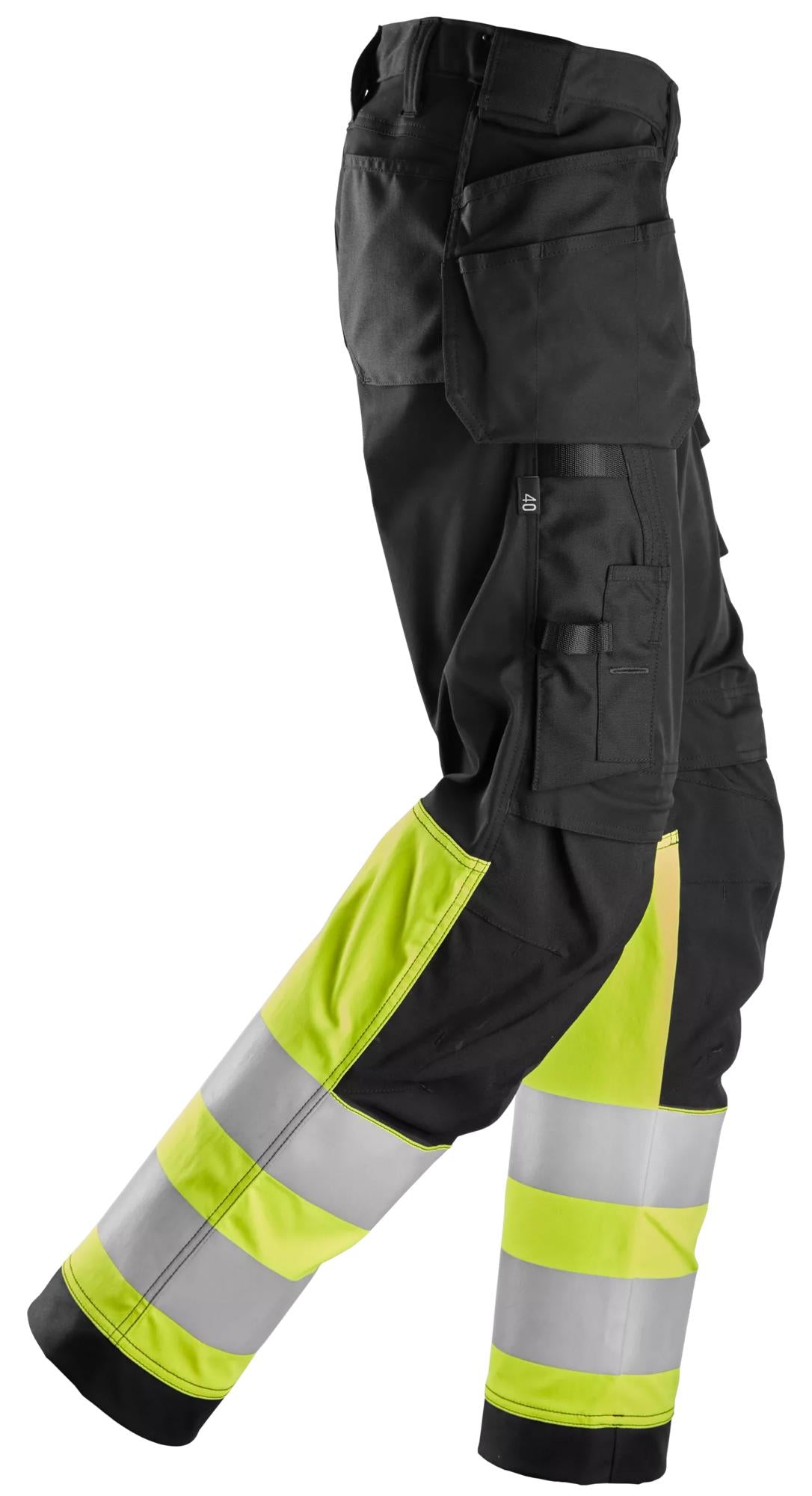 Snickers High-Vis Class 1 Women's Stretch Trouser Holster Pockets