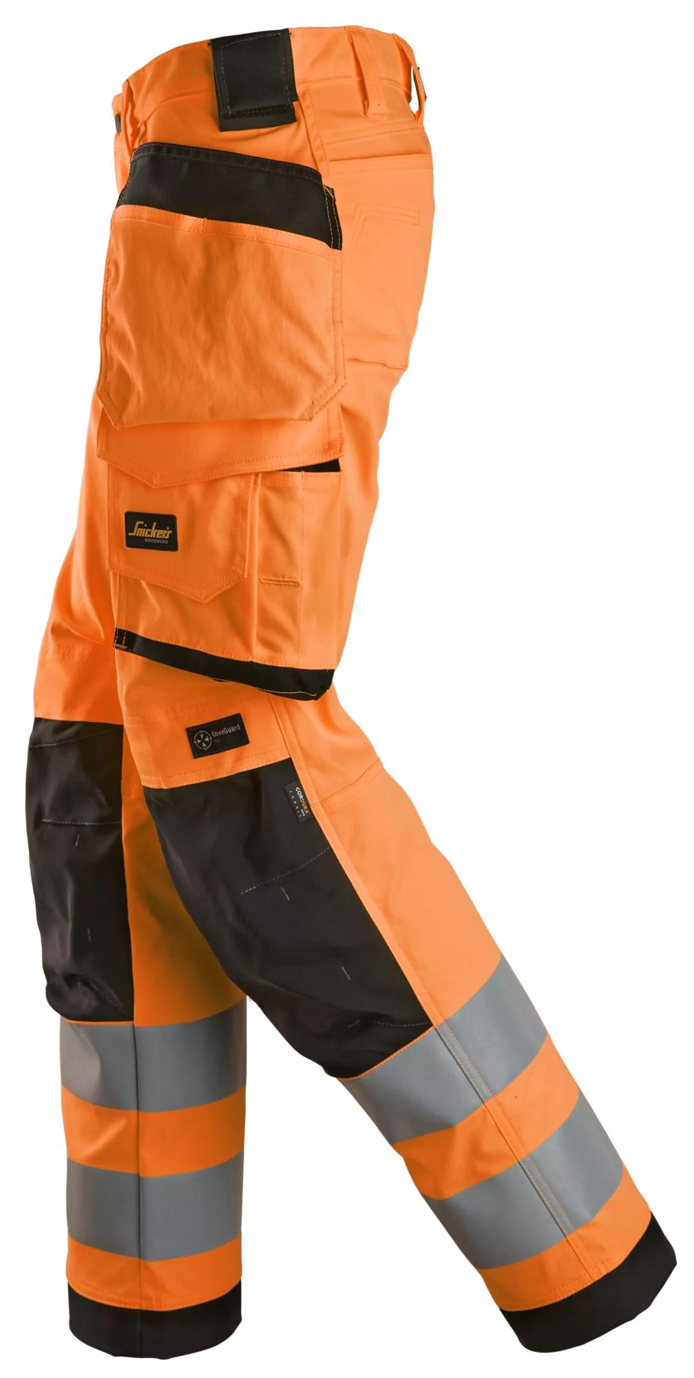 Snickers High-Vis Class 2, Women's Stretch Trousers Holster Pockets