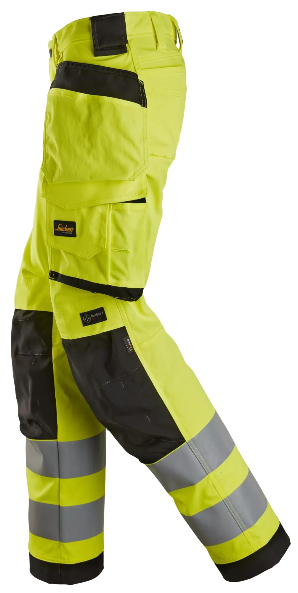Snickers High-Vis Class 2, Women's Stretch Trousers Holster Pockets