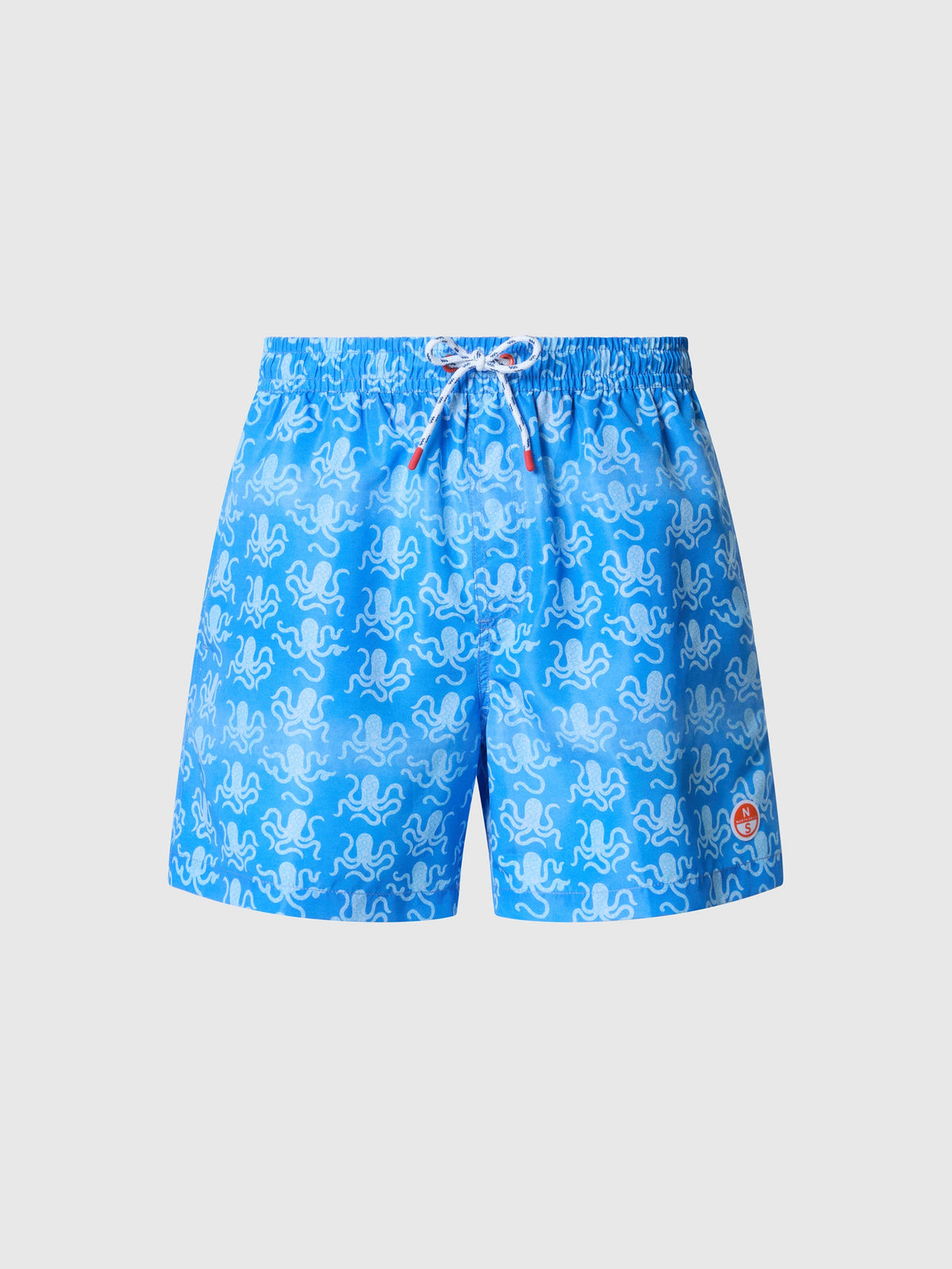 North Sails REPREVE® swim shorts with ocean print
