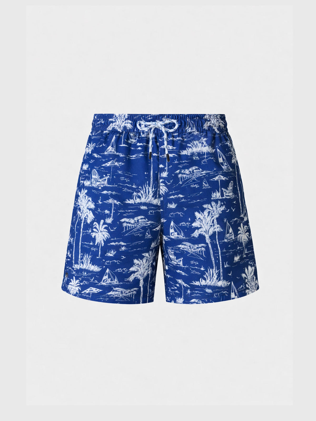 North Sails Printed peachskin swim shorts