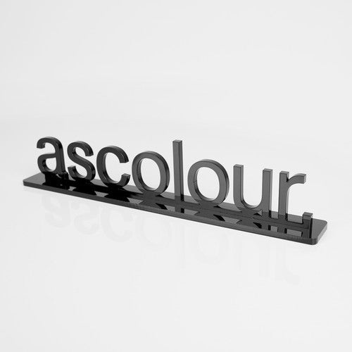 AS Colour AS Word Logo Plaque