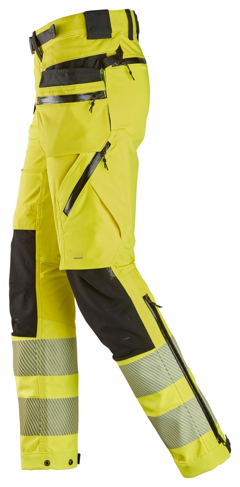 Snickers High-Vis Trousers Detachable Holster Pockets Class 2