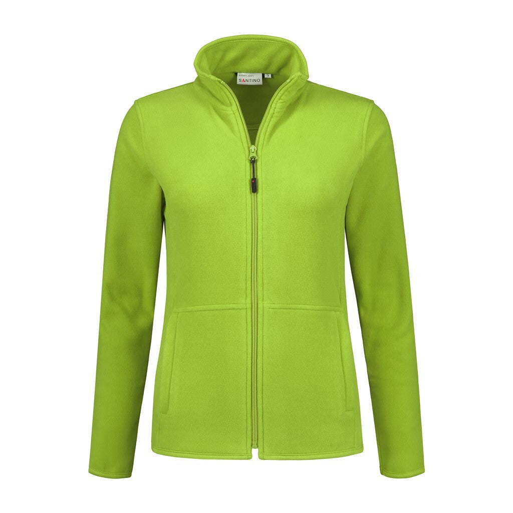Santino antino Fleecejack Bormio Ladies - Lime - XXL