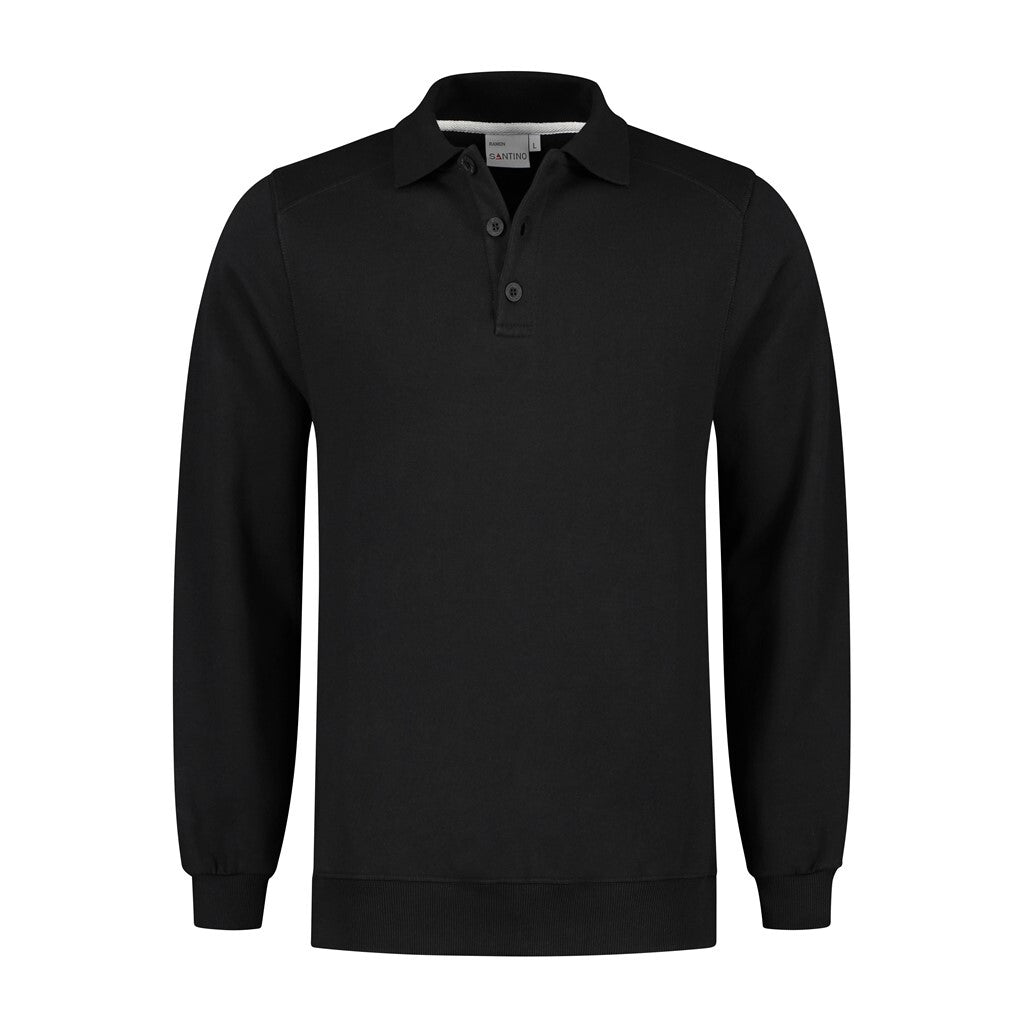 Santino antino Polosweater Ramon - Black - XXL