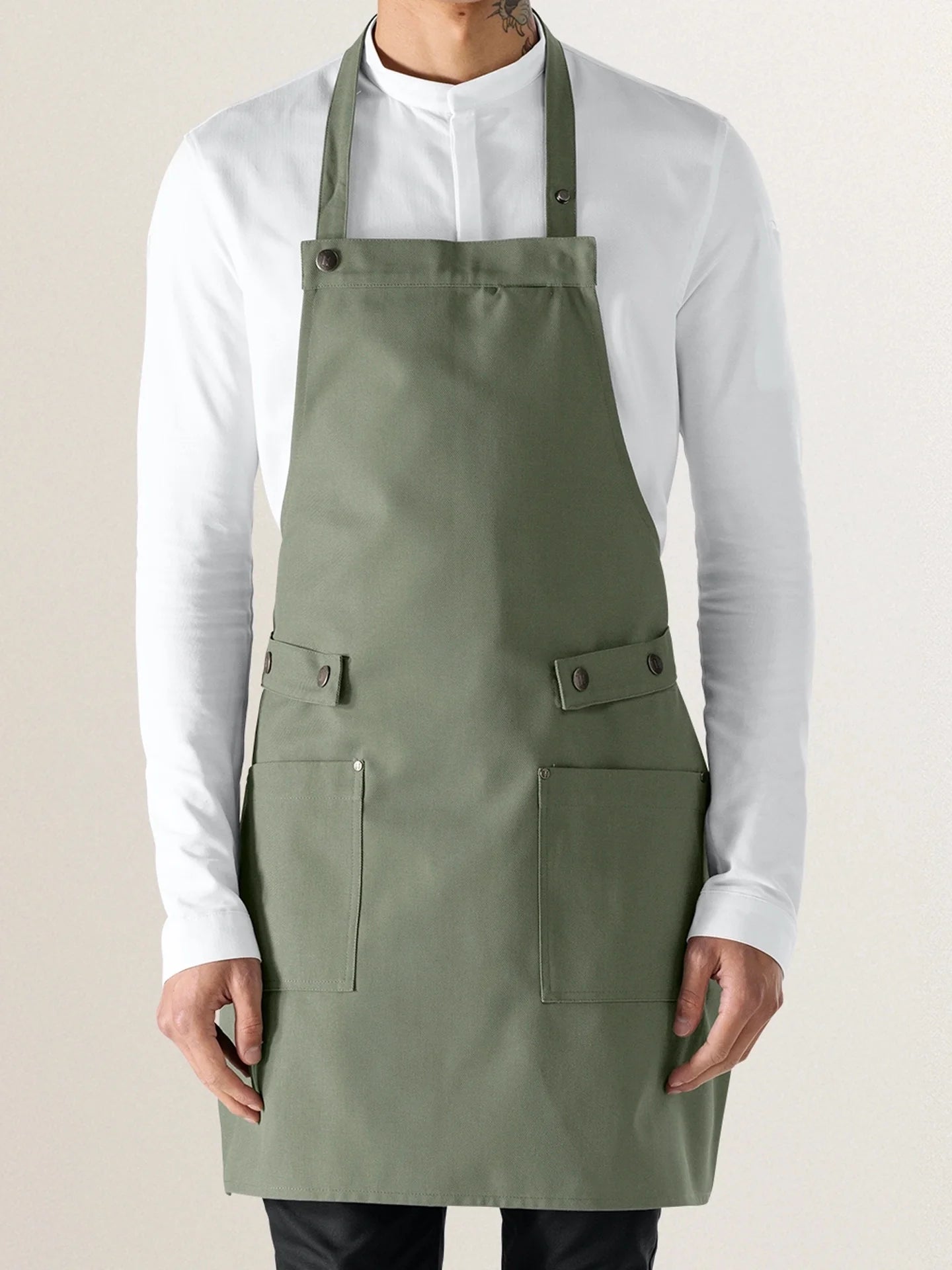 Le Dakota strap Green Canvas
