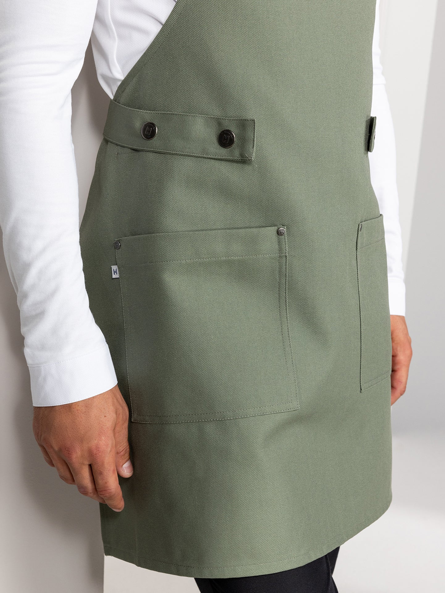 Le Dakota strap Green Canvas