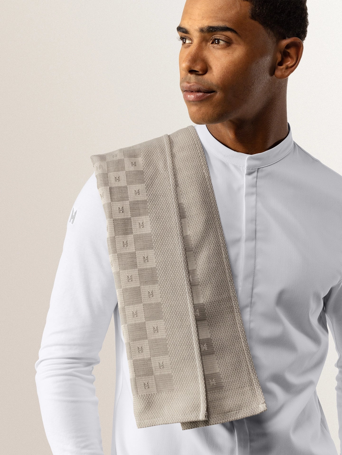 Le Sterklas Keukendoek Warm Grey
