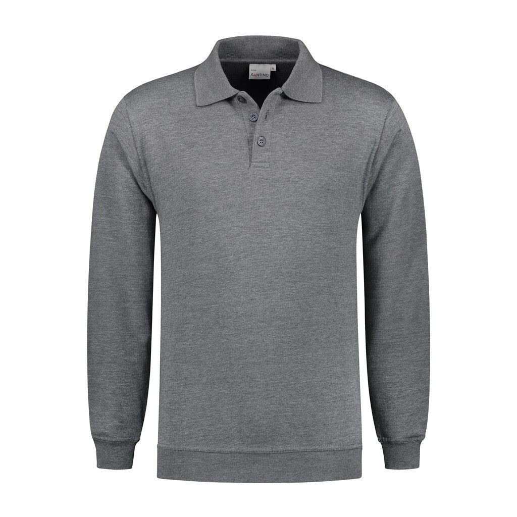 Santino antino Polosweater Robin - Dark Grey - XXL