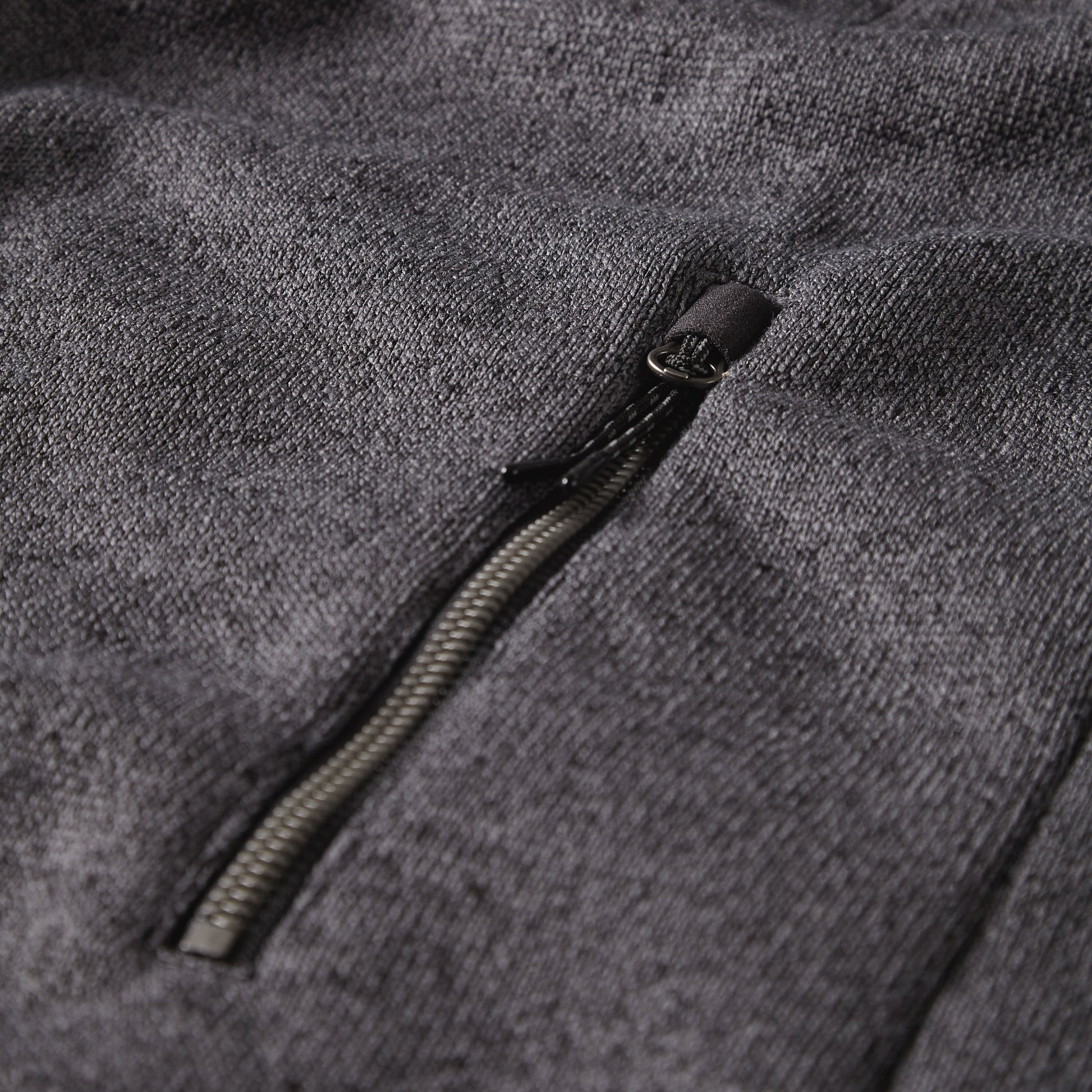 Gill Men's Knit Fleece Jacket in Ash